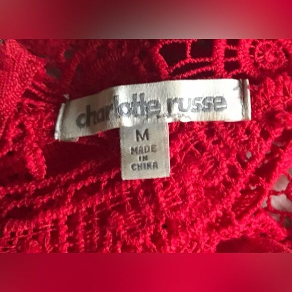 CHARLOTTE RUSSE “Size: M” Red Dress - Picture 3 of 4